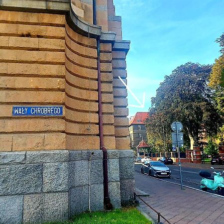 Apartament W Kamienicy W Sercu Miasta Szczecin Waly Chrobrego Dış mekan fotoğraf