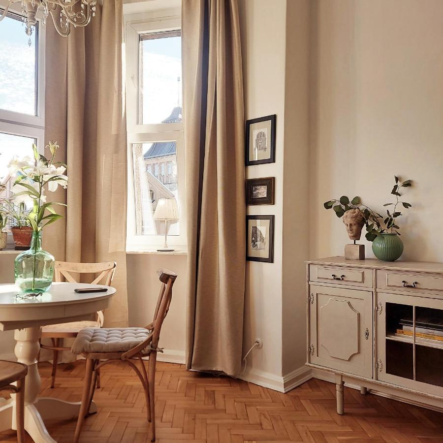 Apartament W Kamienicy W Sercu Miasta Szczecin Waly Chrobrego Dış mekan fotoğraf